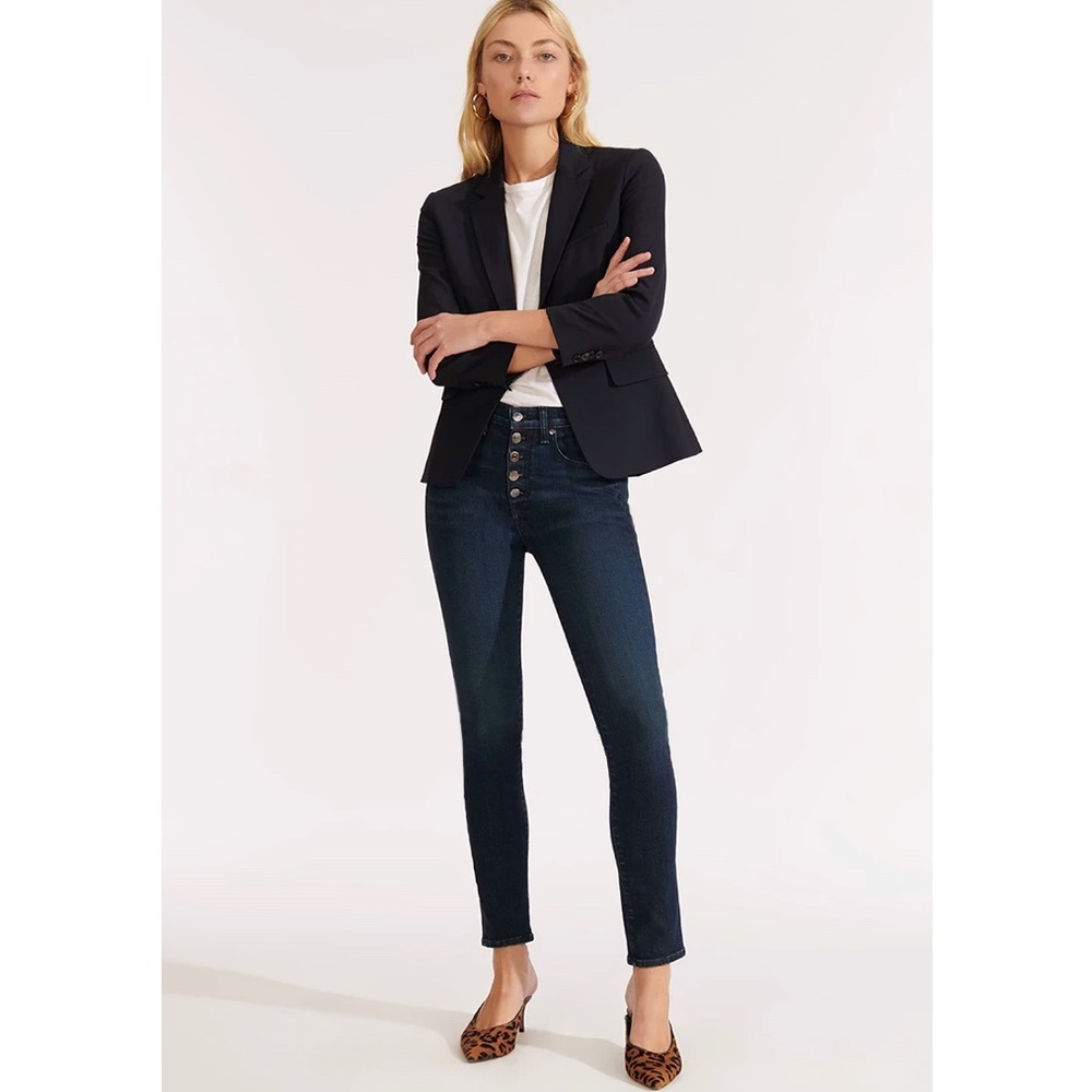 VERONICA BEARD Schoolboy Dickey Jacket Navy Size 2